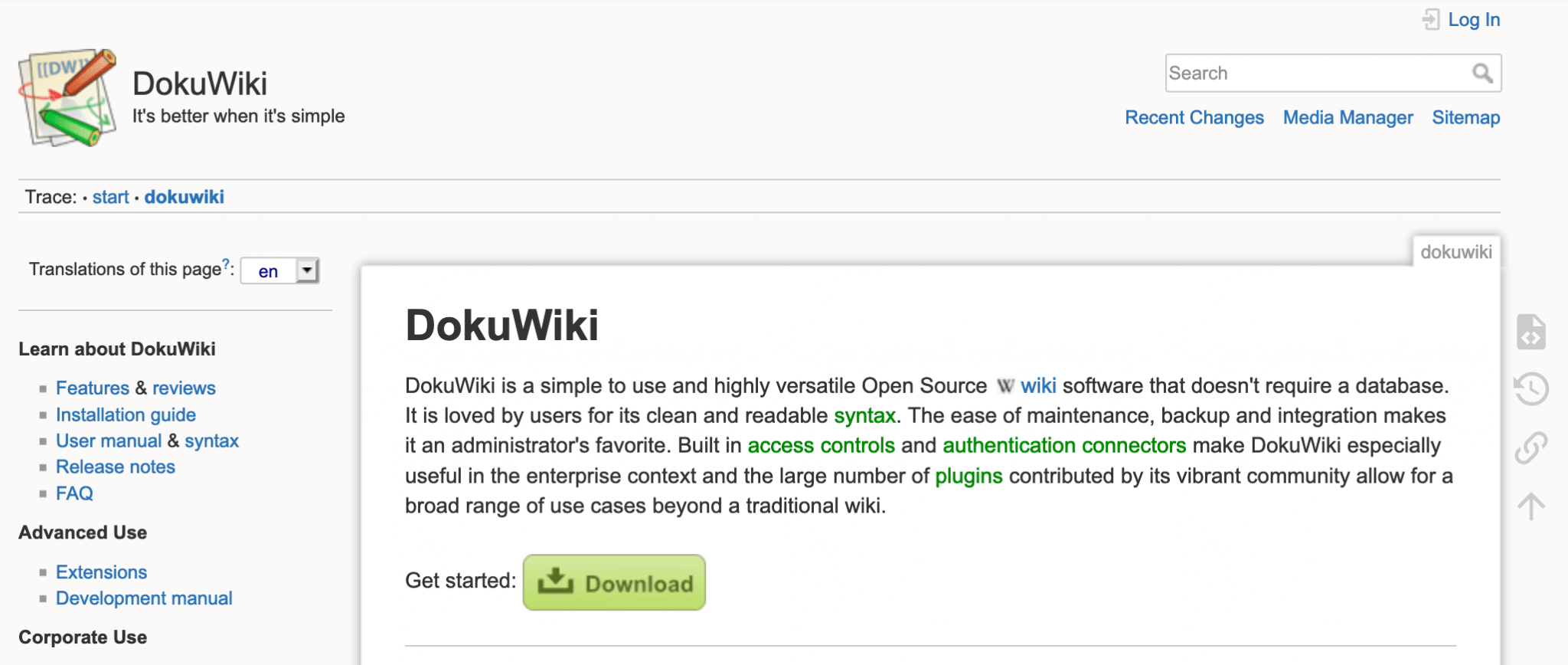 Как установить dokuwiki на centos